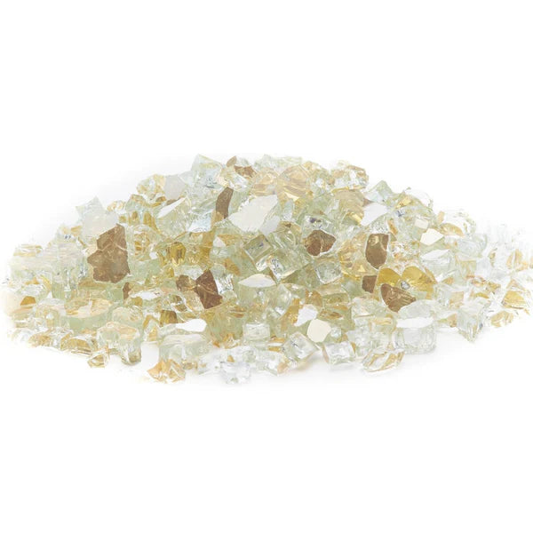 25lb bag - Gold Reflective Glass - 1/4"