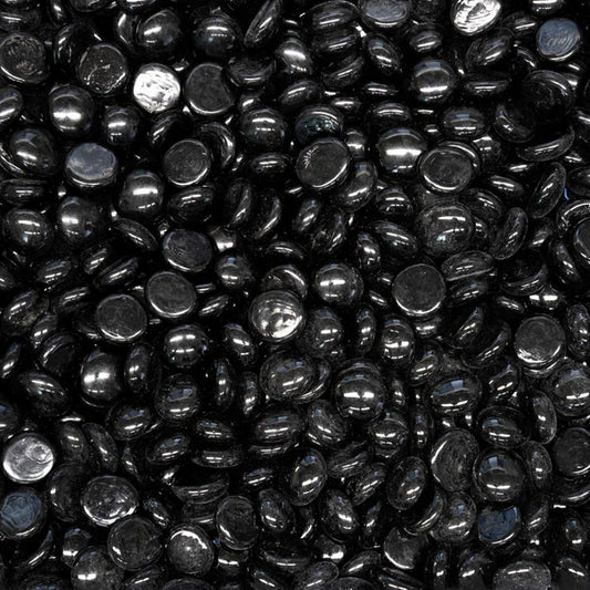 25lb Black Pebbles 3/4"