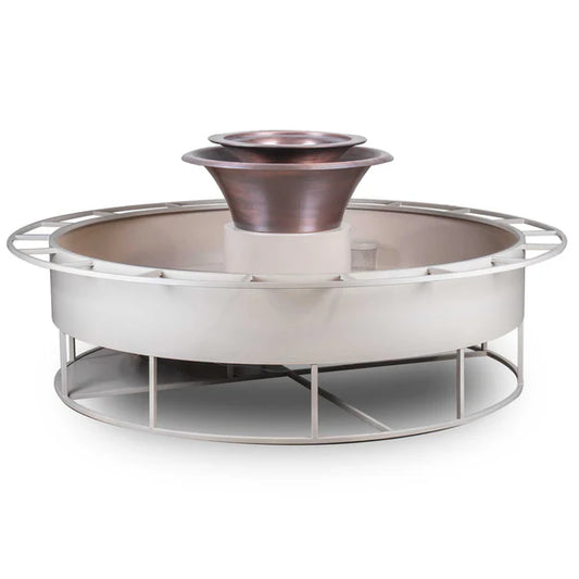 Olympian 360° Spill Copper Fire & Water Fountain - Low Voltage Electronic Ignition