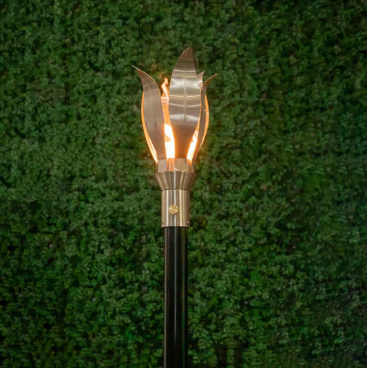 Flower Torch with Original TOP Torch Base - Stainless Steel