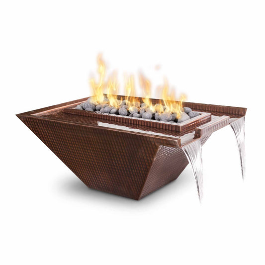 Nile Hammered Copper Fire & Water Bowl