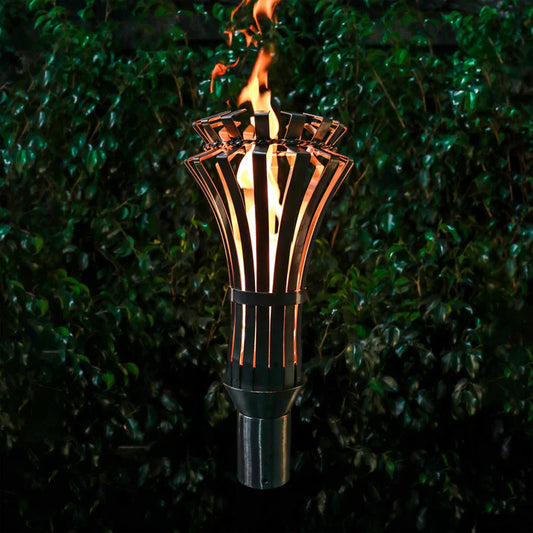 Spiral Torch with Original TOP Torch Base - Stainless Steel