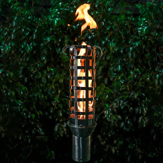 Woven Torch with Original TOP Torch Base - Stainless Steel