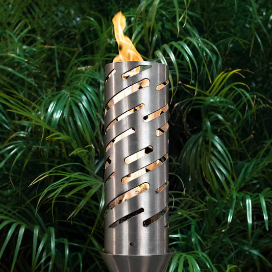 Comet Torch with Original TOP Torch Base - Stainless Steel