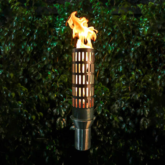 Vent Torch with Original TOP Torch Base - Stainless Steel