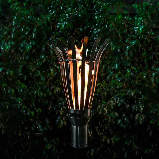 Urn Torch with Original TOP Torch Base - Stainless Steel