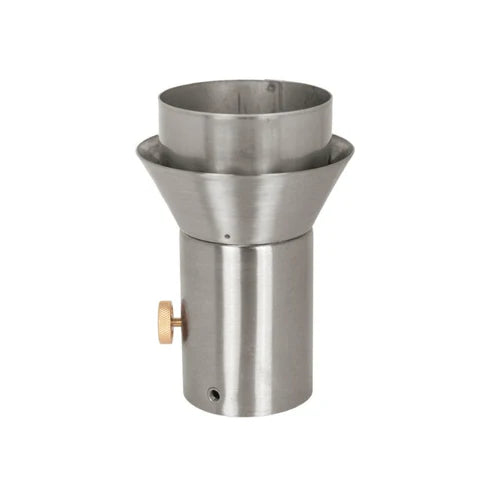 Cubist Torch with Original TOP Torch Base - Stainless Steel