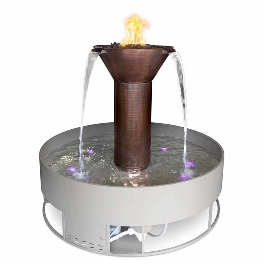 Olympian Fire & Water 3-way spill Self Contained Unit - Low Voltage Electronic Ignition