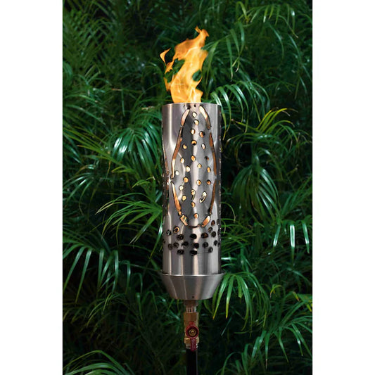 Coral Original TOP Torch & Post Complete - Stainless Steel - Natural Gas