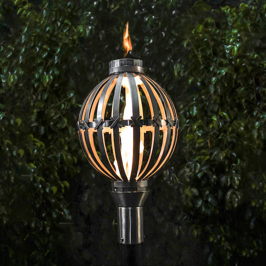 Globe Torch with Original TOP Torch Base - Stainless Steel