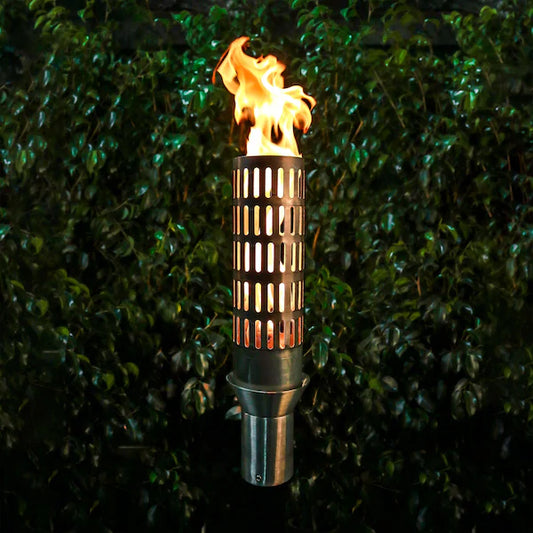 Vent Torch with TOP-LITE Torch Base - Stainless Steel